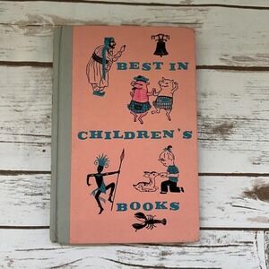 Nelson Doubleday Best in Childrens Books Pink Vintage Hardcover 1959‎ Anthology